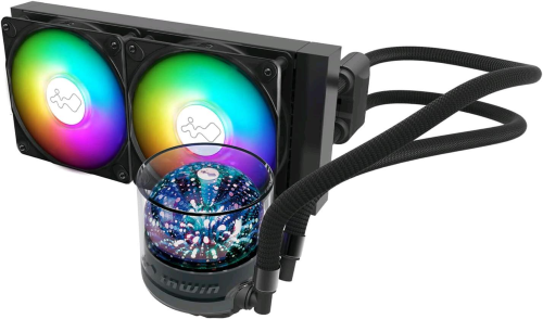 INWIN NR24 ARGB CPU LIQUID COOLER 240mm INTEL 1700/1200/115X AMD AM5/AM4 NERO